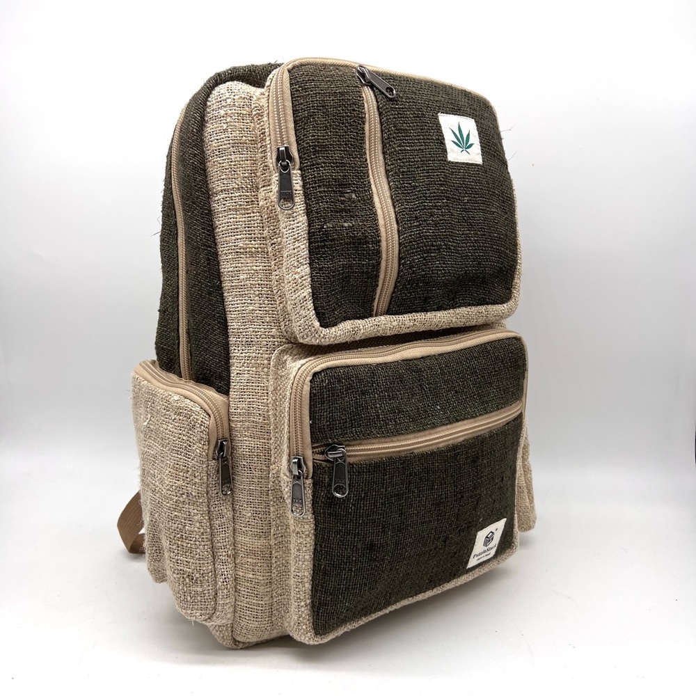 Multi Pocket Hemp Backpack - Picture 14 of 16
